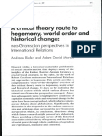 Bieler, Andreas e Morton, Adam David - A critical theory route to hegemony, world order and historical change.Neo-Gramscian perspectives in International Relations