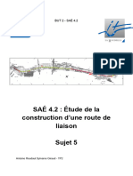 SAÉ 4.2: Étude de La Construction D'une Route de Liaison Sujet 5