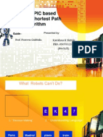 Navigation of PIC Based Robot Using Shortest Path Planning Algorithm