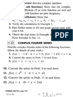 Lista 22 - Série de Fourier Complexa