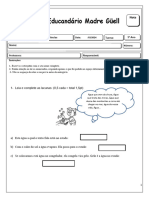 Prova 1 - Ciencias 1bim - FRAN MG 2024