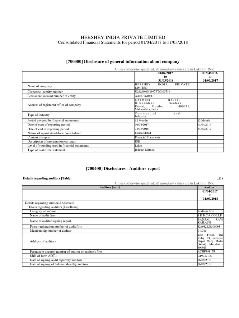 Balance Sheet Consolidated PDF Financial Audit Internal Control