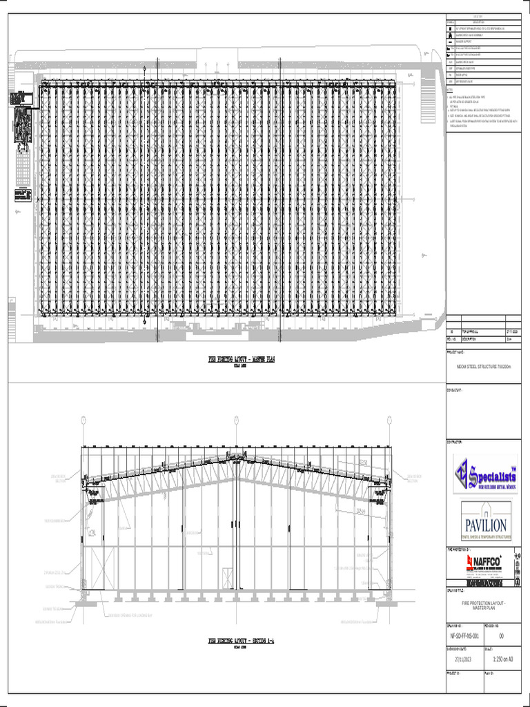 Fire Protection System Layout Plan | PDF | Fire Sprinkler System | Pipe ...