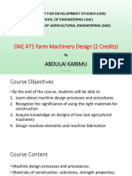 DAE 471 Farm Machinery Design Units 1 and 2 Updated 