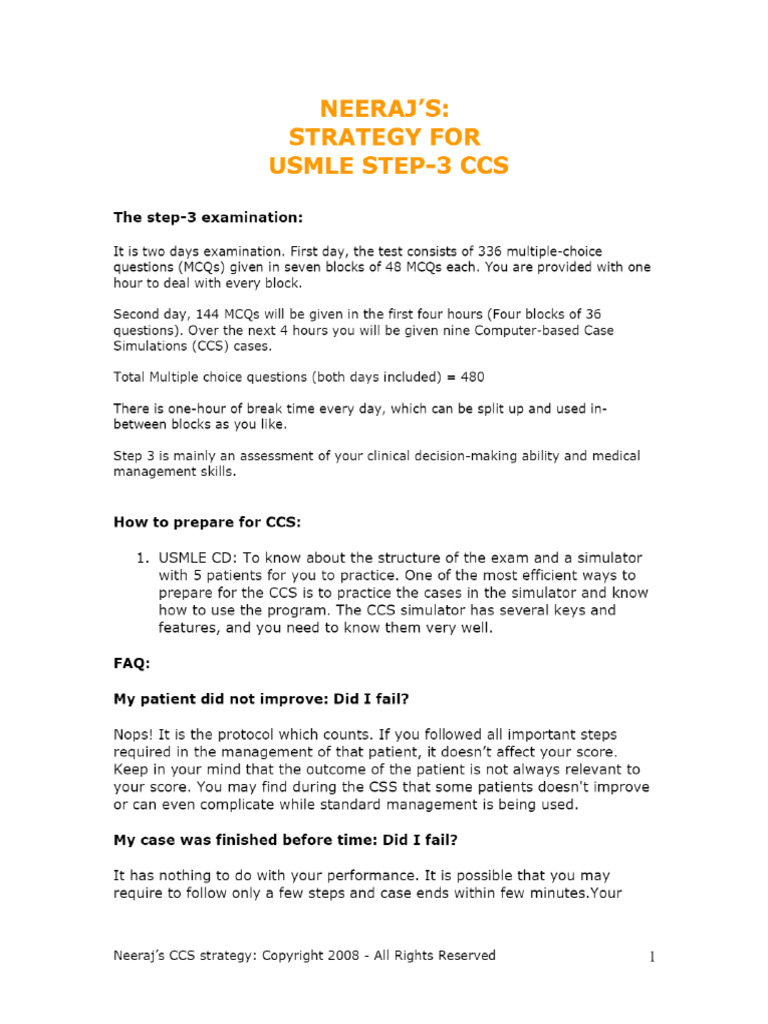 Usmle step 3 ccs notes pdf