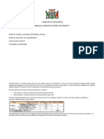 Computer Studies Grade 8 Common Schemes of Work