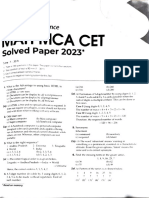 Mah Mca Cet Solved Question Paper 2023