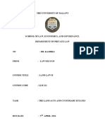 Land Assignment Final