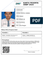 Kartu Peserta SNBP 2024: 424501930 Ahmad Ashiful Hubael 0062795623 Sma Negeri 08 Kota Semarang Prov. Jawa Tengah