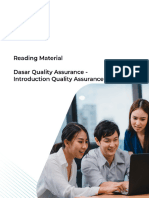 Dasar Quality Assurance - Introduction Quality Assurance