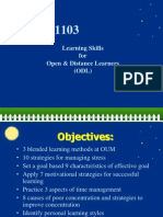 OUMH1103: Learning Skills For Open & Distance Learners (ODL)