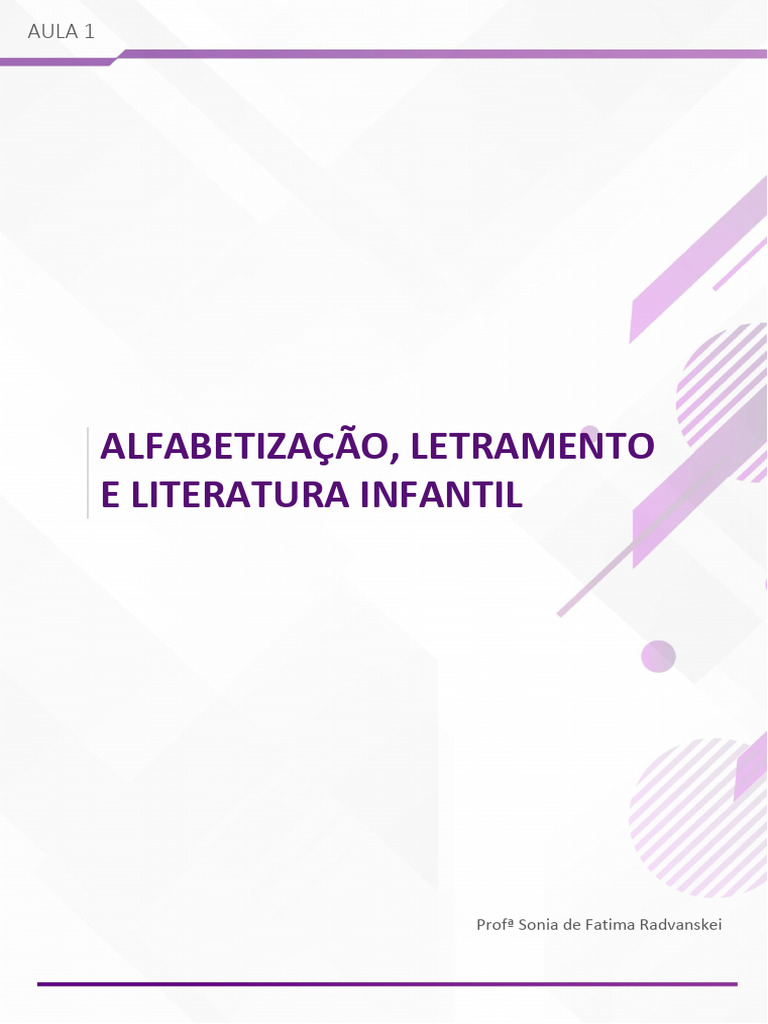 Alfabetização e Letramento na Educação | PDF | Alfabetização | Aprendizado