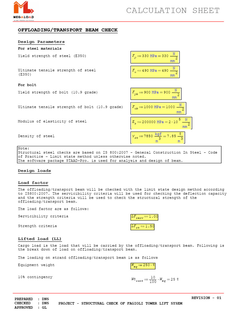 Beam Check | Download Free PDF | Strength Of Materials | Beam (Structure)