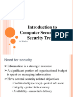 Introduction To Computer Security and Security Trends: 14 Marks