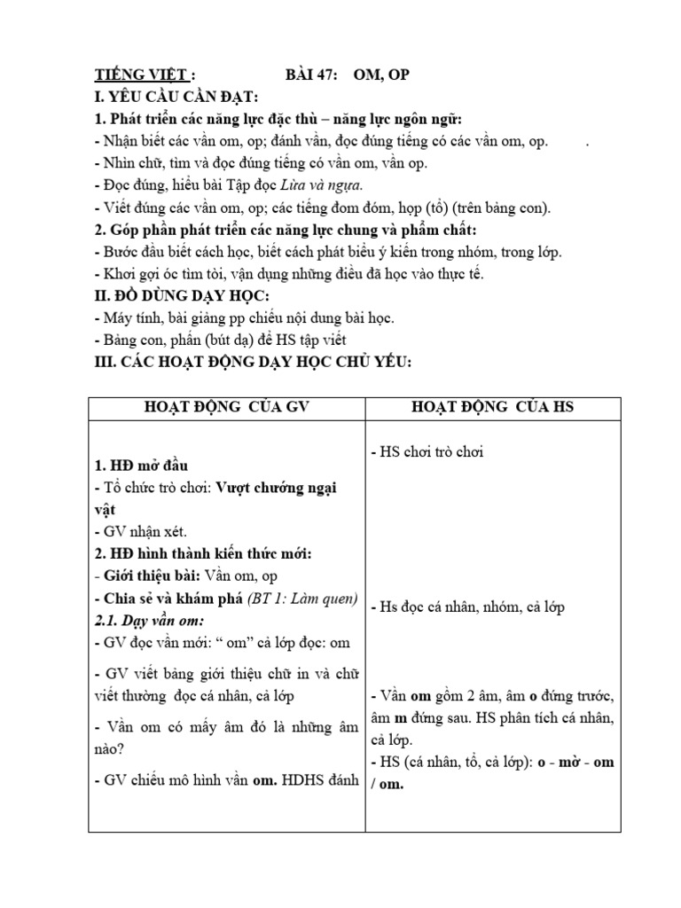 Om Op | PDF