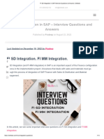 FI SD Integration in SAP Interview Questions & Answers