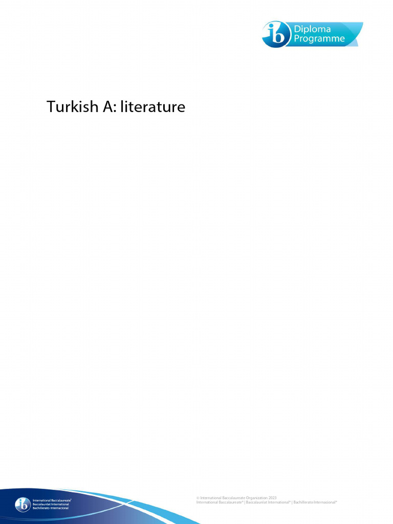 Turki̇sh A Report | PDF
