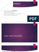 Phil 301 Law and Morality Dr. N. Mishra