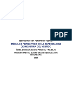 Modulo Formativo - Industria Del Vestido