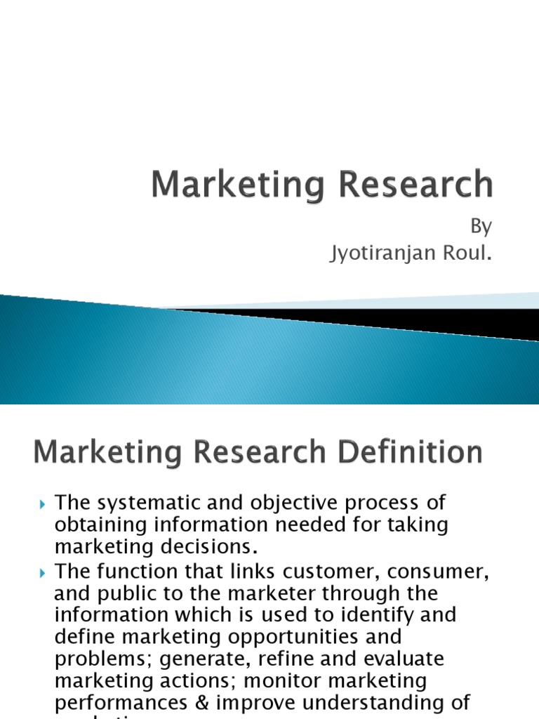 Marketing Research Process Explained | PDF | Marketing Research ...