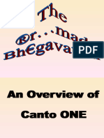 Canto 1 Overview