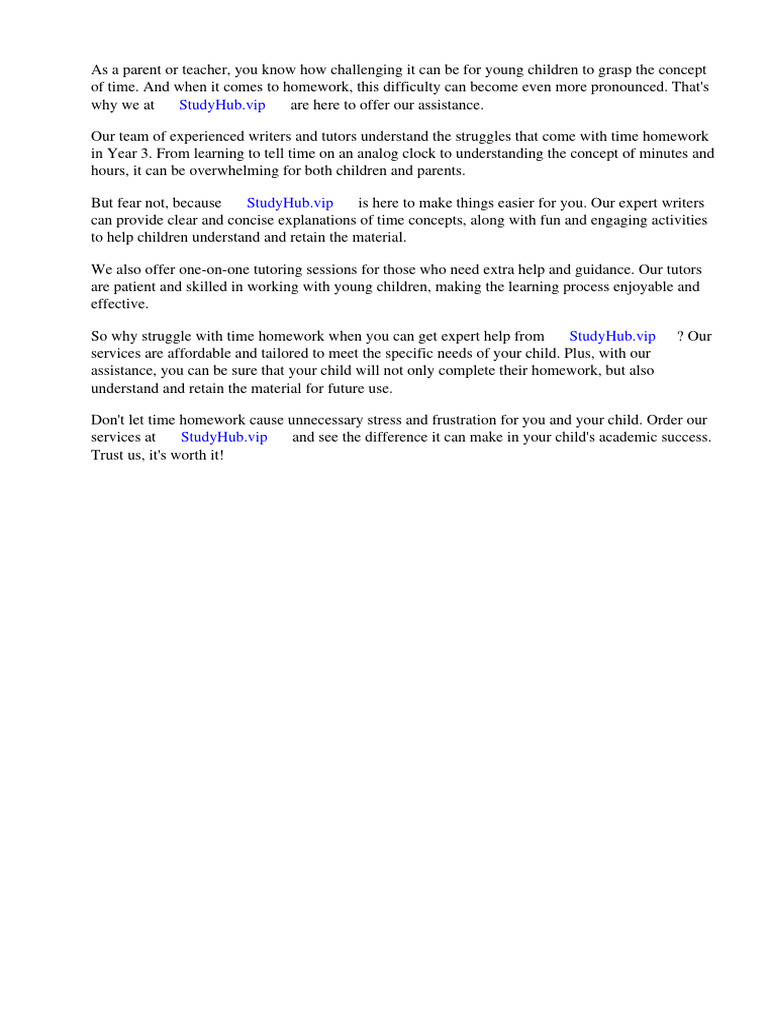 Time Homework Year 3 Tes | PDF | Worksheet | Homework