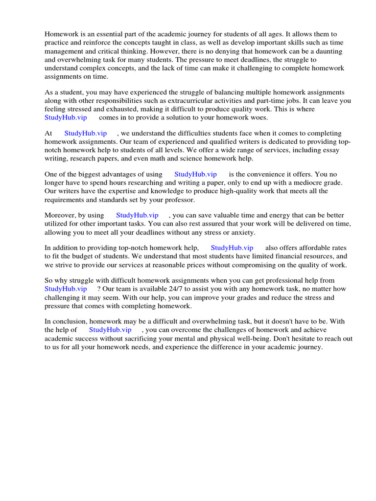 Homework Essay Hook Pdf Essays Homework