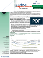 Informe Técnico - Estadísticas de Seguridad Ciudadana - Julio - Diciembre 2022