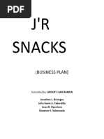 Business Plan (J Sweets) - 1