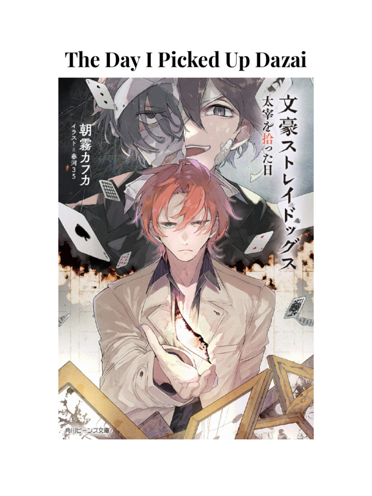 The Day I Picked Up Dazai English Translation | PDF