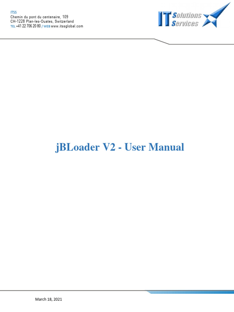 jBLoader V2 User Manual | PDF | Databases | File Transfer Protocol