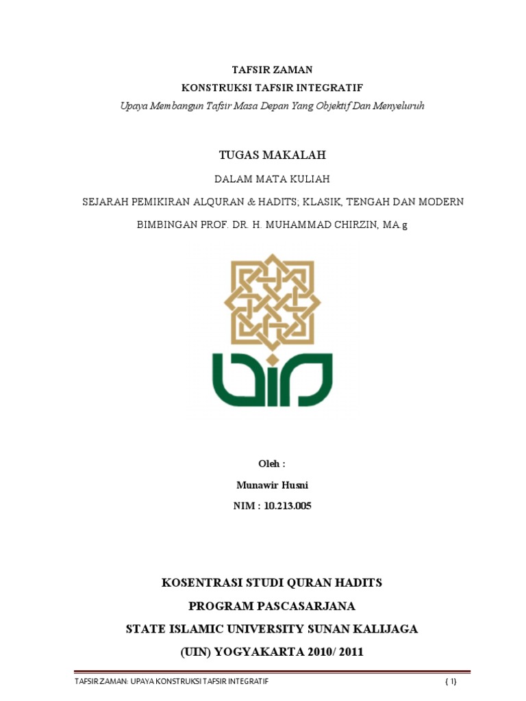 Materi Ilmu Ilmu Tafsir Pdf