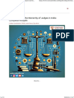 Hierarchy of Courts - Judges in India Analysis and Explanation