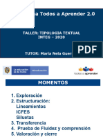 Taller Tipologia Textual -Docentes INTEG 2020