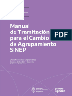 Manual DE Tramitación DE Asignación DE Suplementos Sinep: Secretaría de Gestión y Empleo Público