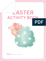 Pink Cute Preschool Easter Activity Book