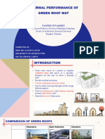 Sid-Thermal Performance of Green Roof Mat