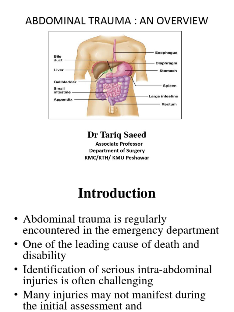 Overview of Abdominal Trauma Management | PDF | Major Trauma | Traumatology