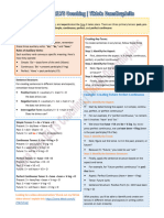 Tenses and Aspects Overview