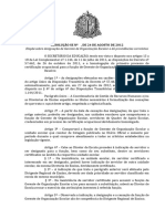 Dispõe Sobre Designação de Gerente de Organização Escolar e Dá Providências Correlatas