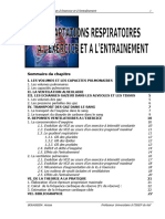 Adaptations Respiratoires Eastère en Entrainement