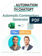 ChatGPT + Excel = FP&A Automation