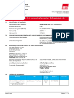 Ficha de Datos de Seguridad - Estearato de Cinc