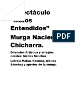 Libreto Chicharras