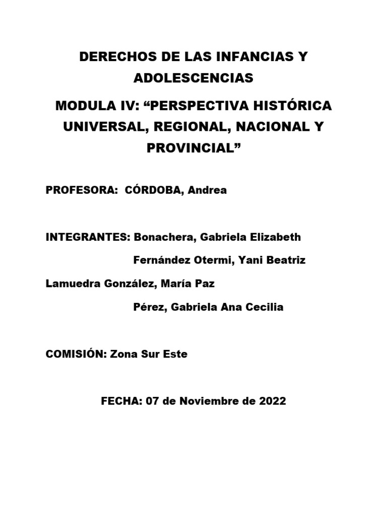 Derechos de Infancias y Discapacidad | PDF | Invalidez | Inclusión ...