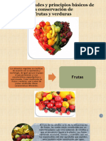 Frutas y Verduras, Conservacion