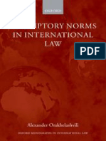(Oxford Monographs in International Law) Alexander Orakhelashvili - Peremptory Norms in International Law (2008, Oxford University Press) - Libgen - Li