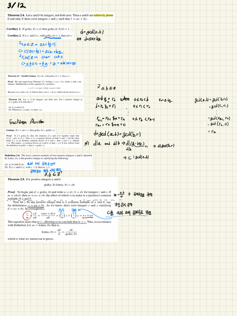 Elementary Number Theory - 3!12!2024 - K | PDF