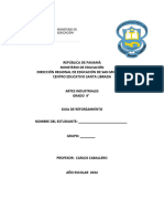 GUIA DE REFORZAMIENTO - ARTES INDUSTRIALES  9° - 2024_075456