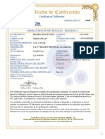 Nuevo Certificado Cal Bomba de Infusion 23481